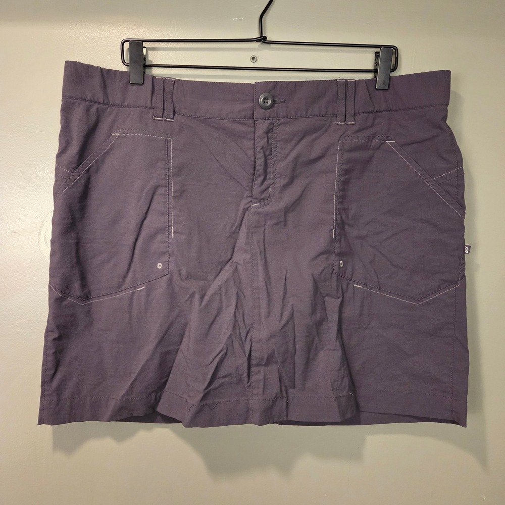 Eddie Bauer Sport Women's Skort Active Fit, Size XL, Gray, Workout Outdoors Gym